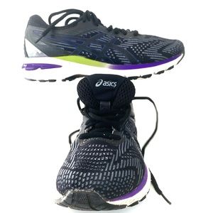 Asics GT 2000 6  Women's Size 6 Running Shoes 1012A591 Black Leather Sneakers